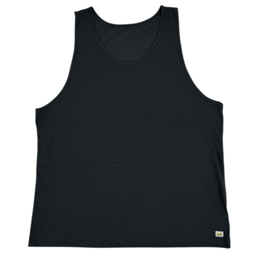 Vuori Men's Strato Tech Tank Charcoal Heather XXL